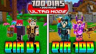 SOBREVIVI 100 DIAS com ULTRA MODS no MINECRAFT - O FILME