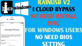 ICloud Bypass | Ra1nUSB Checkra1n For Windows Without Install MacOS Easy | No Need Bios Settings