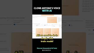 How To Clone & Use ANYONE's Voice With AI  - FREE & No GPU Needed! (Short)