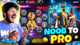 Free Fire Noob To Pro in 11999 Diamonds  I Got Old Rare Bundles In Level 1 Id -Garena Free Fire