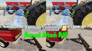 [FS19] Mod Review - Manual Attach MOD for Farming Simulator 19