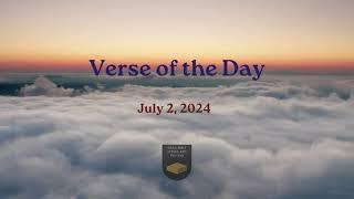 Verse of the Day - July 2, 2024