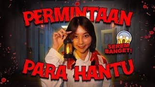 24 JAM DIRUMAH HANTU HALLOWEEN !! MINTA ANEH ANEH BANGET !