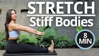 8 MIN STRETCH FOR BEGINNERS | Stretch for Stiff Bodies | Do This to Improve Flexibility & Mobility