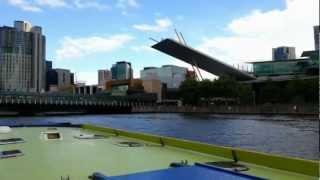 Ferry on Yarra river, from Williamstown to Southbank, Melbourne