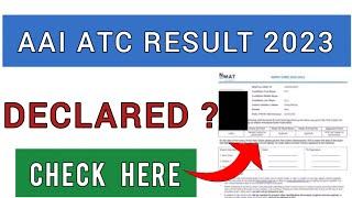 AAI ATC Result 2023 | How To Check AAI ATC Result 2023