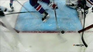 Stralman and Stepan make saves at goal line