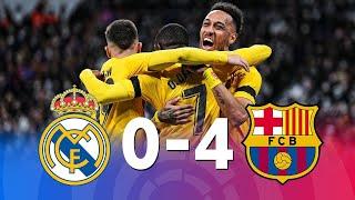 Real Madrid 0 × 4 Barcelona La Liga -2022) Arabic commentary   《حفيظ دراجى》