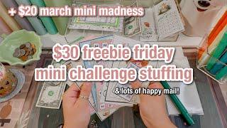 $30 freebie friday + $20 march madness mini challenge stuffing | march #1 | #freebiefriday