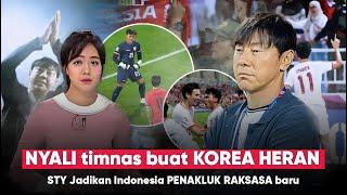 Pengakuan publik korea 'STY ubah Nyali Timnas' : Indonesia Bungkam KOREA lewat putra Terbaik Mereka