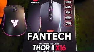 FANTECH X16 THOR II Review - Great Budget Gaming Mouse with RGB and Macro