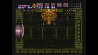 Super Metroid Phantoon Boss Fight