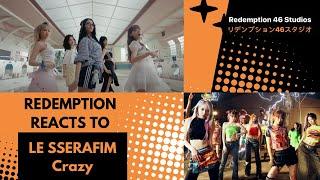 LE SSERAFIM (르세라핌) 'CRAZY' OFFICIAL MV (Redemption Reacts)