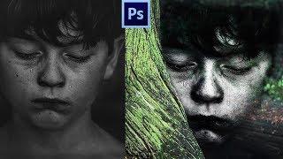How to Create a Stunning, Double Exposure Graphic Portrait :Photoshop