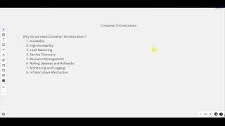 Why do we need Container Orchestration ?