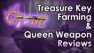 Destiny: Treasure Key Farming is Dumb & The Queen's Weapons Reviewed