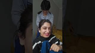 ছেলে যখন মার চুল বেঁধে দেই #shorts #short #trending #viralvideo #shortvideo #jfdishavlogs