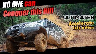 GU Patrol Struggles on Hill climb | Slippery climb on 4x4 Muddy trails