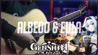 ALBEDO & EULA in one FINGERSTYLE ARRANGEMENT [GENSHIN IMPACT 2.3]