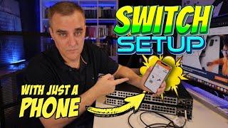 Can you configure networks with a phone? Includes FREE courses // Aruba switch initial setup