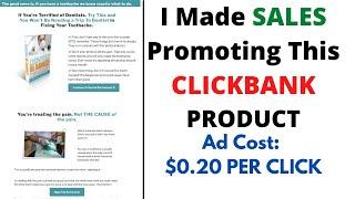 I Earned $50 Promoting a Clickbank Product on Microsoft Ads costing me $0.20 per Click.