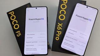  НОВИНКА POCO X6PRO или POCO F5 с Андроид 14, HyperOS? СРАВНЕНИЕ POCO X6PRO с POCO F5?