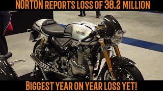 NORTON Motorcycles reports a loss of over 38 Million pounds! ARE THEY IN TROUBLE AGAIN?