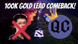 100K GOLD LEAD COMEBACK MEGA CREEP | QC vs BnY  | DOTA 2 NA DPC 2021 | CLASSIC ETERNAL ENVY EE SAMA