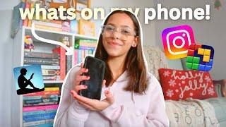 whats on my iphone 2024? 🪐 *app recs, wallpapers, vlogmas day 23*