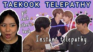 Taekook doesn’t have to say a word to understand each other | instant telepathy | REACTION