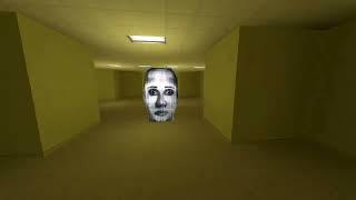 Cursed Face Chases Man in the Backrooms