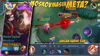 GAMEPLAY MOSKOV! FULL ATK SPEED - BUILD INI MASIH META ! Mobilegends