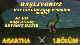 BAŞLIYORUZ. KNİGHT ONLİNE SIFIRDAN 12 GB DESTEKLİ SOLO WARRİOR SERİSİ #1 SETİMİZ,SİLAHLARIMIZ HAZIR!