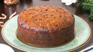 Super Moist Fruit Cake (Eggless + Dairy Free) | Fruit and Nut Cake Recipe | Vegan Fruit Cake