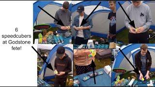 6 speedcubers at Godstone Fete! Solves + some advice...