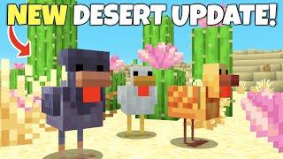 NEW Minecraft DESERT UPDATE? New CHICKENS & PLANTS! Minecraft 1.22 Spring Update