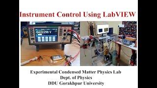 Instrument Control Using LabVIEW Program (Continuous Measurement of temperature) Keithley DMM6500