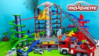 Hot Wheels Action mit der Majorette Super City Garage | Fire Truck & Police Toys