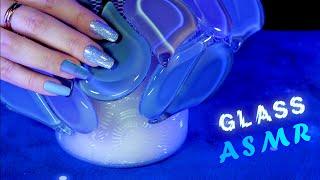 ASMR Delicate TAPPING/SCRATCHING on GLASS and CERAMIC Items glass / NO TALKING