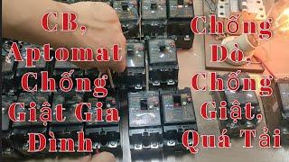 Aptomat, CB Nội Địa Nhật, Chống Giật Gia Đình 40A Fuji Electric. Chống Giật Nội Địa Nhật, CB Nhật