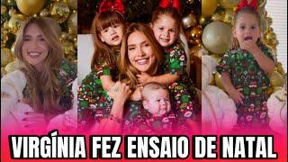 VIRGÍNIA FEZ ENSAIO FOTOGRÁFICO DE NATAL + ACADEMIA NA CASA DA SAMARA