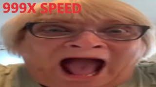 Grandma Scream Meme In 999x Speed