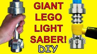 GIANT Lego Lightsaber Build (How To/DIY)