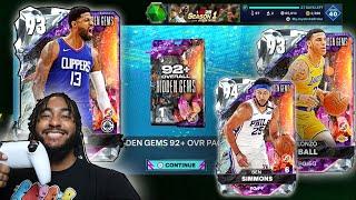 OPENING 92+ HIDDEN GEM PACK ! NBA 2K25 MYTEAM