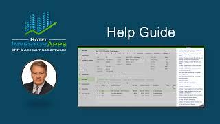 Help Guide provides smart suggestions in HIA Accounting Software for Hotels