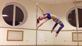 _SoVa_ как тренить выход из тюльпана во флаг Pole Dance