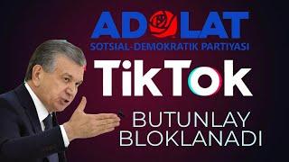 O'zbekistonda tik-tok butunlay yopiladi | Tik- Tok haqida | Tik-Tokerlar haqida Adolar partiyasi