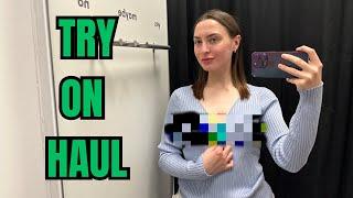 [4K] Transparent Clothing at Mall - Try on Haul | ALICIA LUX 2024