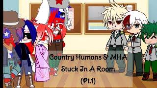 Countryhumans stuck in a room with MHA Characters for 48 hours||Pt.1||TW at star of video