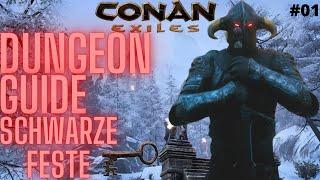 Conan Exiles Dungeon Guide schwarze Feste ( Tipps #01 ) Rüstung der lautlosen Legion